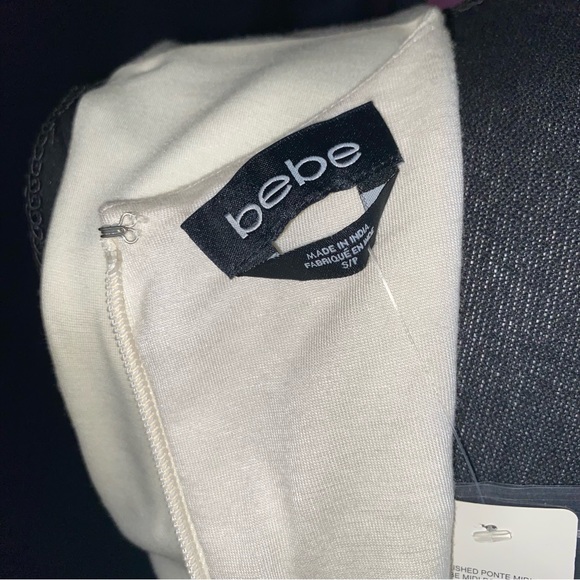 Bebe Embellished Ponte MIDI Dress - Picture 6 of 11